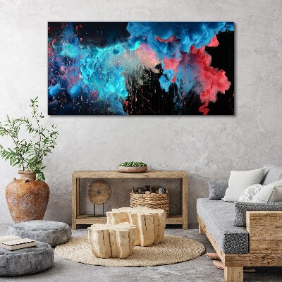 Foto auf leinwand Bunte Wolken in Bewegung