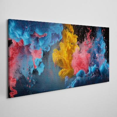 Leinwandbild Bunte Explosionen der Emotionen