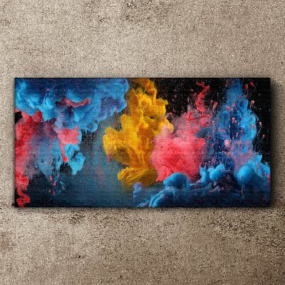 Leinwandbild Bunte Explosionen der Emotionen