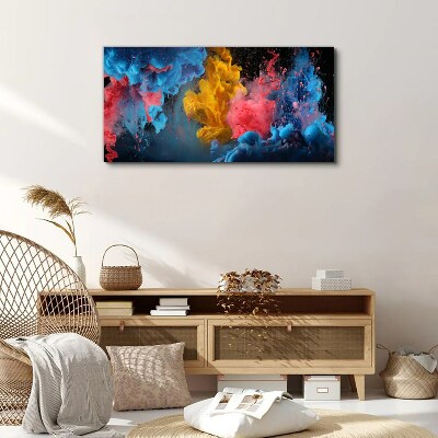 Leinwandbild Bunte Explosionen der Emotionen
