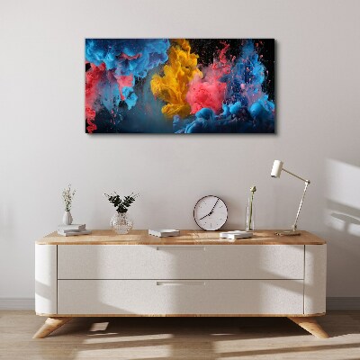 Leinwandbild Bunte Explosionen der Emotionen