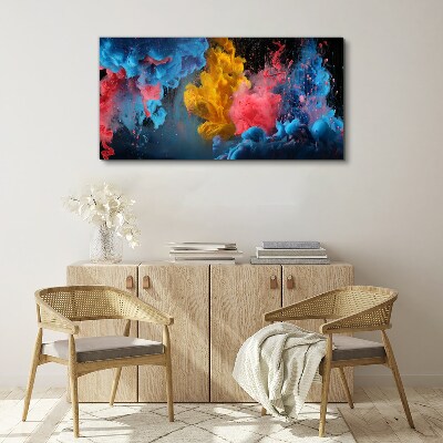 Leinwandbild Bunte Explosionen der Emotionen