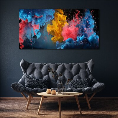 Leinwandbild Bunte Explosionen der Emotionen