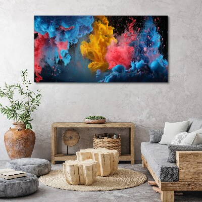 Leinwandbild Bunte Explosionen der Emotionen