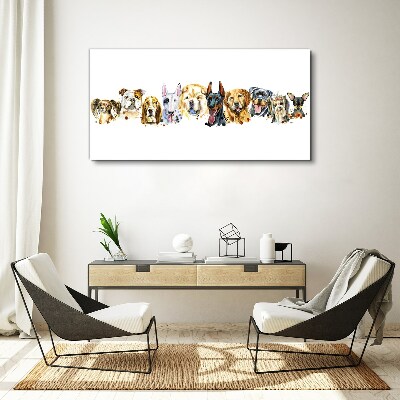 Foto auf leinwand Hundefreundschaften