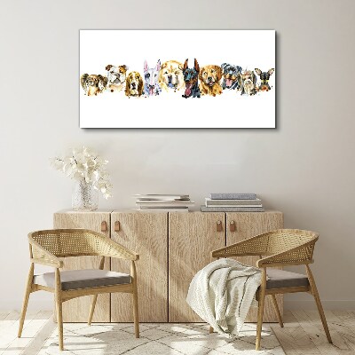 Foto auf leinwand Hundefreundschaften