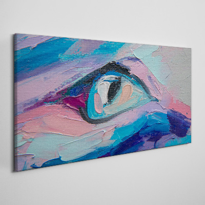 Foto auf leinwand Ein nebliger Look in Pastellfarben