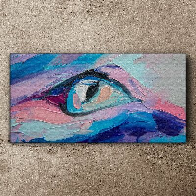 Foto auf leinwand Ein nebliger Look in Pastellfarben
