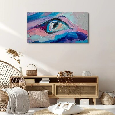 Foto auf leinwand Ein nebliger Look in Pastellfarben