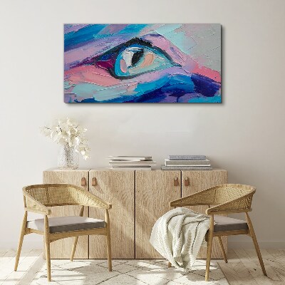 Foto auf leinwand Ein nebliger Look in Pastellfarben