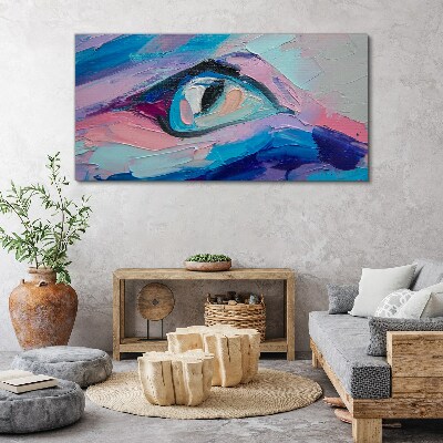Foto auf leinwand Ein nebliger Look in Pastellfarben