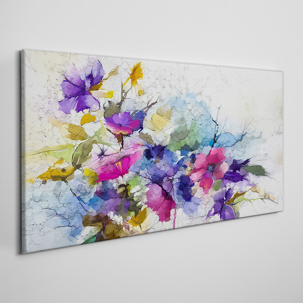 Foto auf leinwand Florale Farbexplosion
