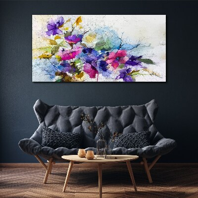 Foto auf leinwand Florale Farbexplosion