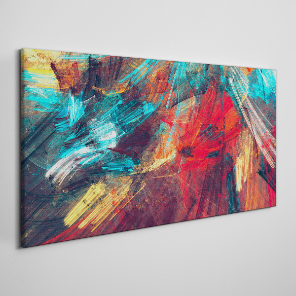 Foto leinwand Dynamische Farbexplosion