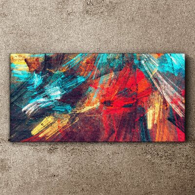 Foto leinwand Dynamische Farbexplosion