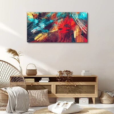 Foto leinwand Dynamische Farbexplosion