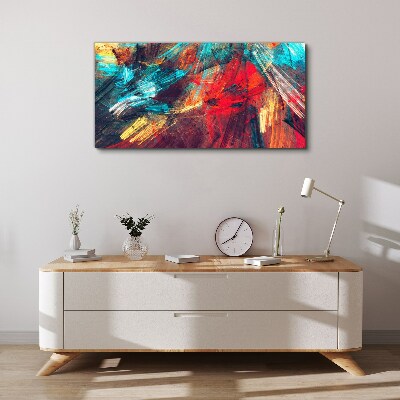 Foto leinwand Dynamische Farbexplosion