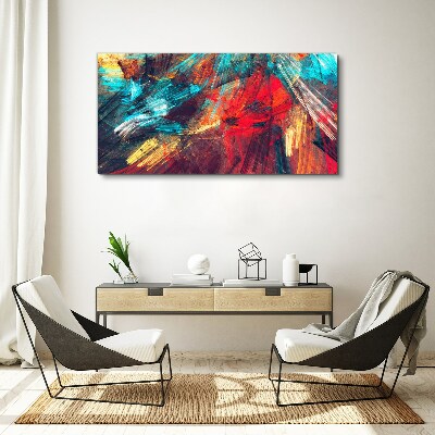 Foto leinwand Dynamische Farbexplosion