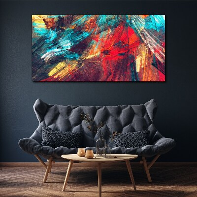Foto leinwand Dynamische Farbexplosion