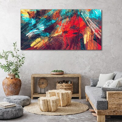 Foto leinwand Dynamische Farbexplosion
