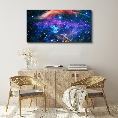 Bild auf leinwand Weltraumsterne Nachthimmel