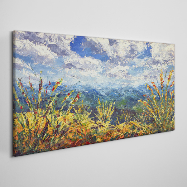 Foto auf leinwand Sommerliche Berglandschaften