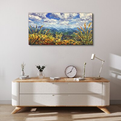 Foto auf leinwand Sommerliche Berglandschaften