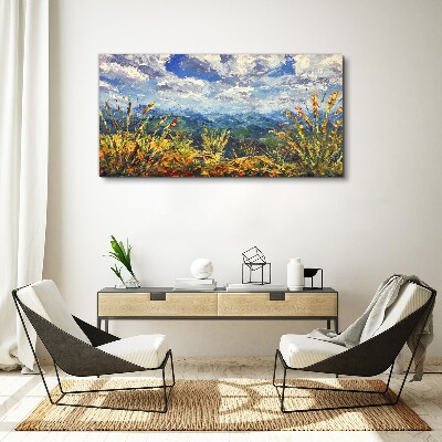 Foto auf leinwand Sommerliche Berglandschaften
