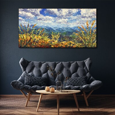 Foto auf leinwand Sommerliche Berglandschaften