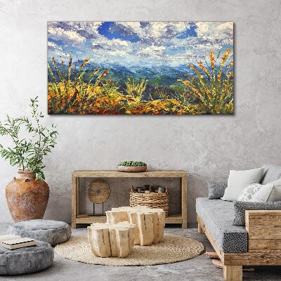 Foto auf leinwand Sommerliche Berglandschaften