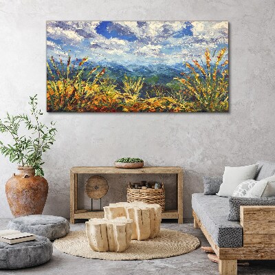 Foto auf leinwand Wolkengebirgslandschaft