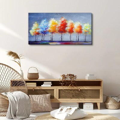 Foto auf leinwand Herbstfarben im Park