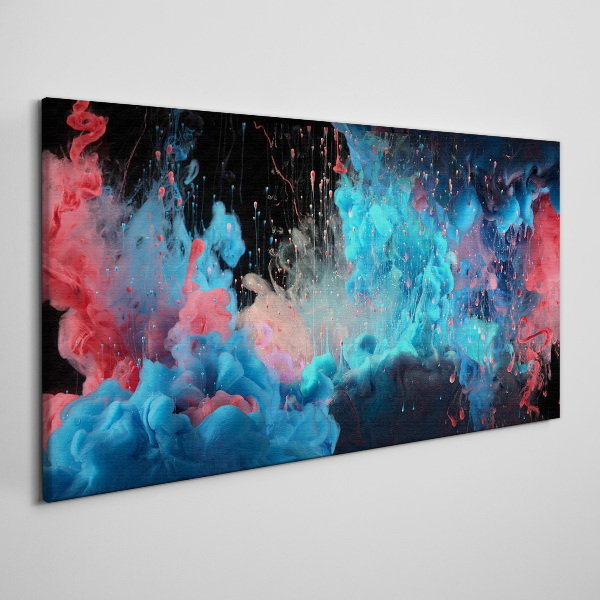 Foto auf leinwand Ausdruck von Farben in Bewegung