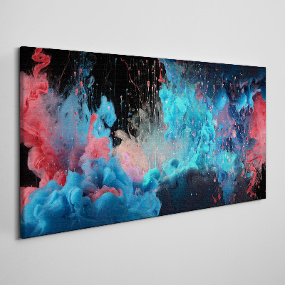 Foto auf leinwand Ausdruck von Farben in Bewegung