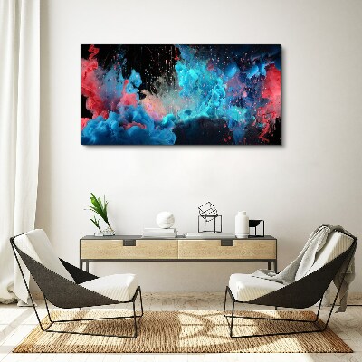 Foto auf leinwand Ausdruck von Farben in Bewegung