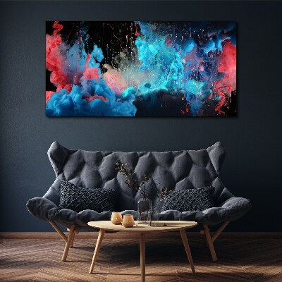 Foto auf leinwand Ausdruck von Farben in Bewegung