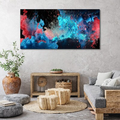 Foto auf leinwand Ausdruck von Farben in Bewegung