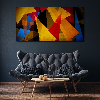 Foto auf leinwand Farbgeometrie in Bewegung