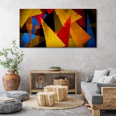 Foto auf leinwand Farbgeometrie in Bewegung