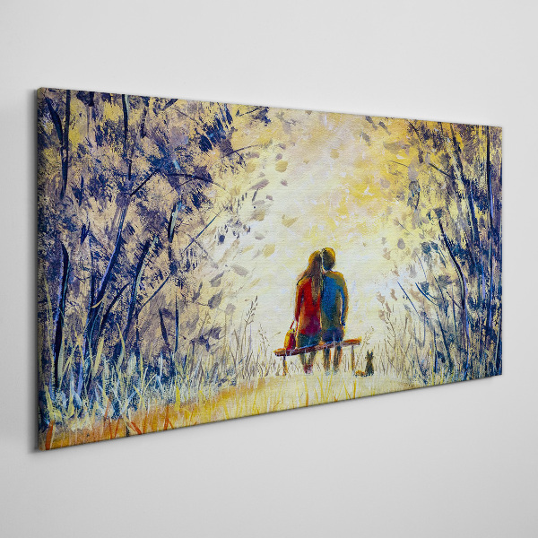 Foto auf leinwand Liebe im Wind