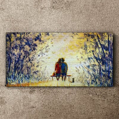 Foto auf leinwand Liebe im Wind