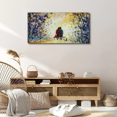 Foto auf leinwand Liebe im Wind