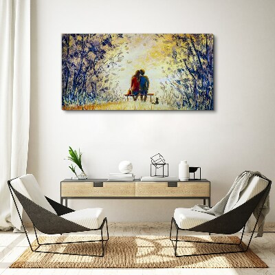 Foto auf leinwand Liebe im Wind