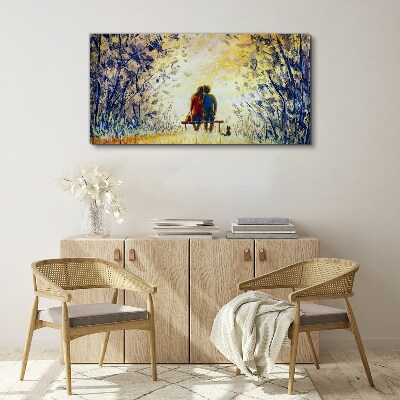 Foto auf leinwand Liebe im Wind