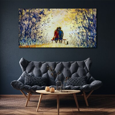 Foto auf leinwand Liebe im Wind