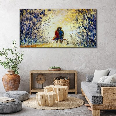 Foto auf leinwand Liebe im Wind