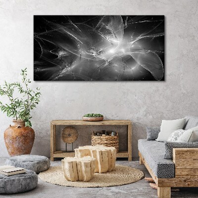 Foto auf leinwand Futuristische Abstraktionen in Monochrom