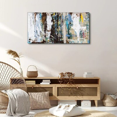 Foto leinwand Abstraktes Mosaik der Farben