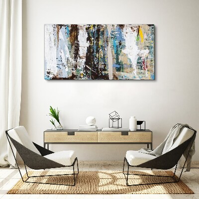 Foto leinwand Abstraktes Mosaik der Farben