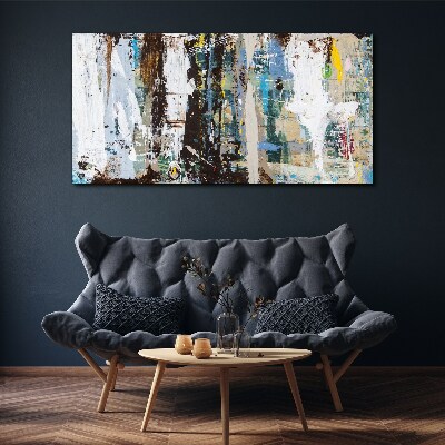 Foto leinwand Abstraktes Mosaik der Farben